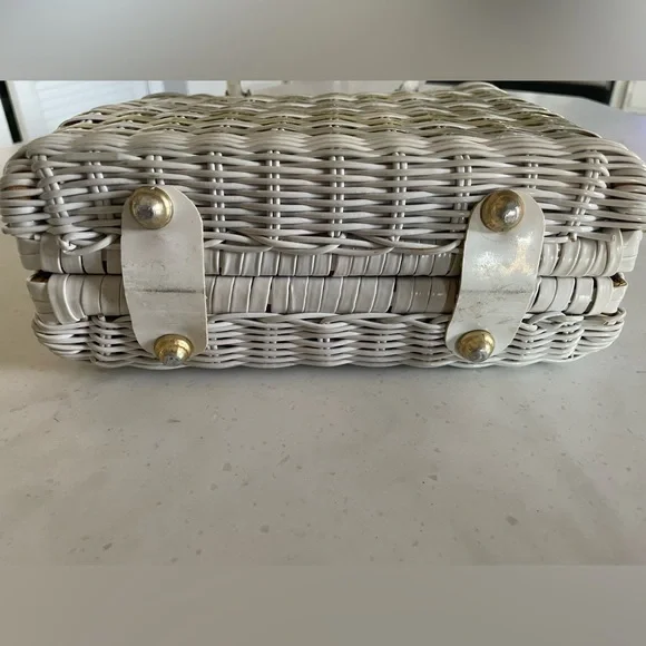 Stylecraft Miami Vintage 1950’s Woven Handbag - Picture 8 of 11